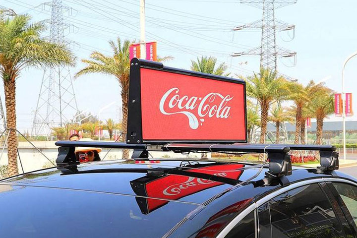 P3 Taxi Roof LED display in Canada